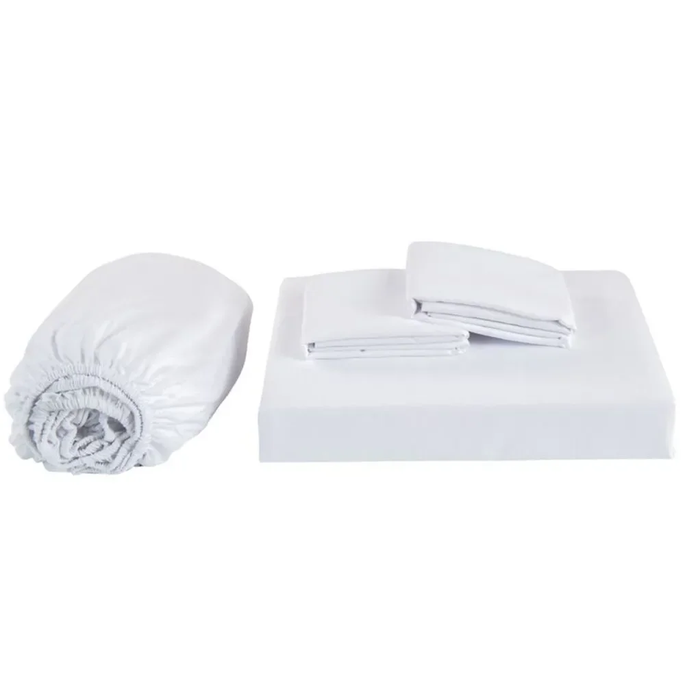 Alpine Swiss White Pillowcases - Set of 2